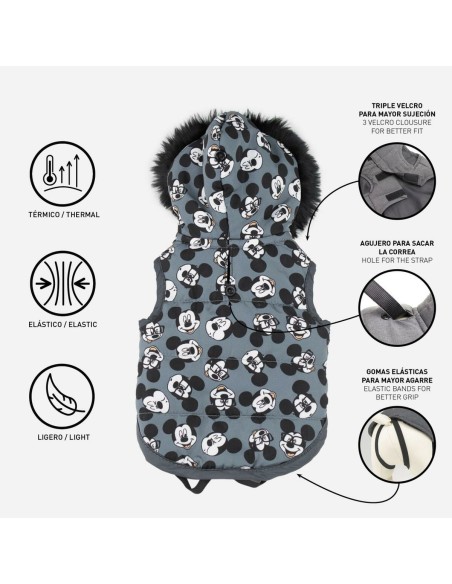 Manteau pour Chien Mickey Mouse Gris