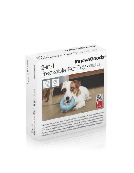 Jouet à Mordre 2 en 1 Congelable pour Animaux de Compagnie Glubiz InnovaGoods
