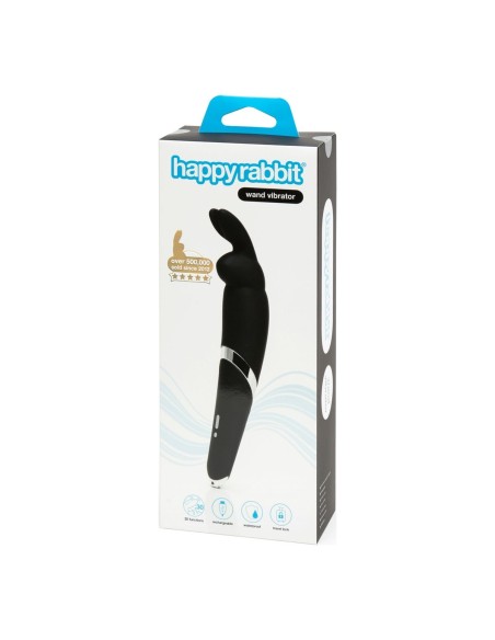 Baguette de Massage Happy Rabbit Noir