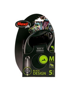 Laisse pour Chien Flexi BLACK DESIGN Argenté XS 2
