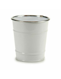 Cache-pot Seau Blanc Argenté Zinc 10,5 x 10,5 x 10,5 cm (72 Unités) 2