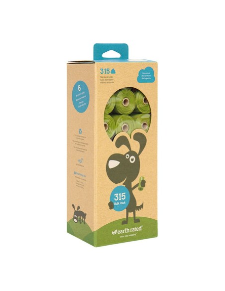 Distributeur de Sacs pour Animaux Domestiques Earth Rated Plastique