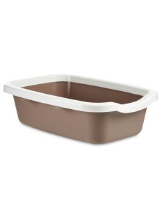 Bac à litière pour chats Mascow 87893 Blanc Beige Plastique 38 x 16 x 58,5 cm (11 Unités) 2