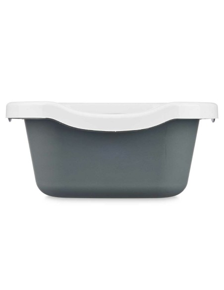 Bac à litière pour chats Mascow 87954 Blanc Anthracite Plastique 25 x 11 x 2 cm (11 Unités)
