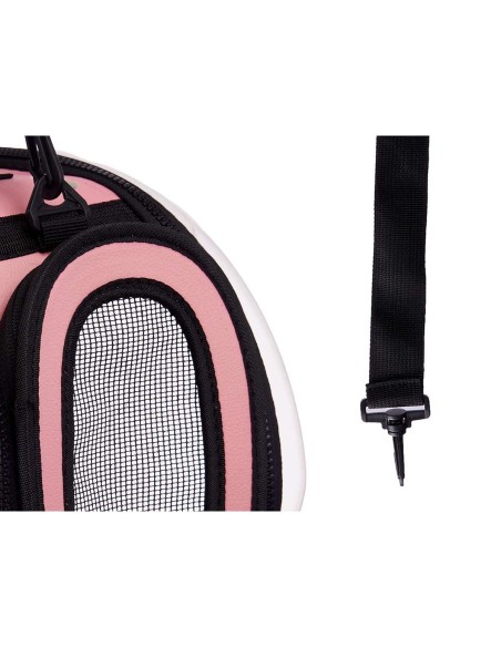 Cage de Transport Mascow 225 Noir Rose Plastique 37 x 17 x 22 cm (6 Unités)