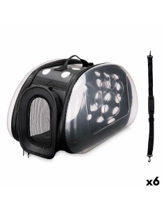 Cage de Transport Mascow 223 Noir Plastique 43 x 20 x 33 cm 37 x 17 x 22 cm (6 Unités)