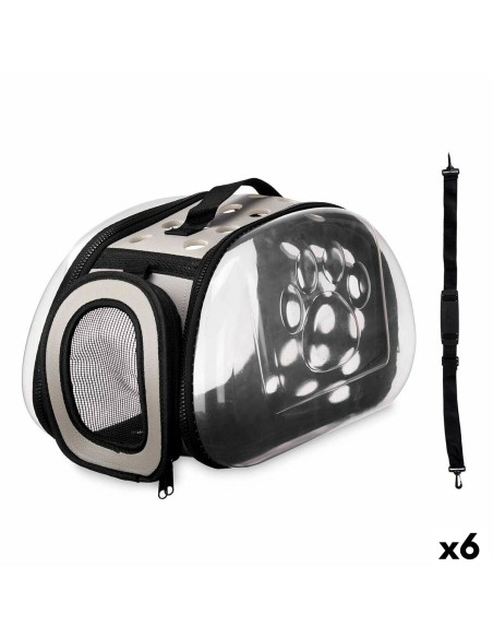 Cage de Transport Mascow 224 Gris Plastique 37 x 17 x 22 cm (6 Unités)