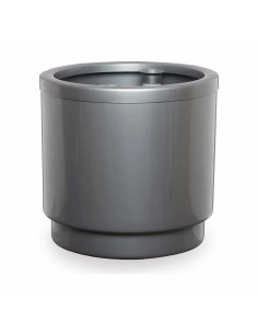Pot auto-arrosant Ibergarden 4132-PLA Argenté polypropylène 32 x 30,5 x 32 cm (4 Unités) 2