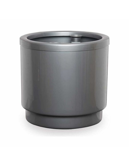 Pot auto-arrosant Ibergarden 4132-PLA Argenté polypropylène 32 x 30,5 x 32 cm (4 Unités)