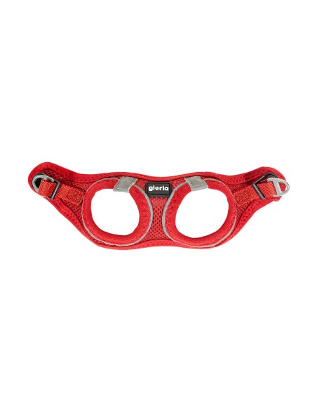 Harnais pour Chien Gloria Trek Star 33,4-35 cm 51-52 cm Rouge L