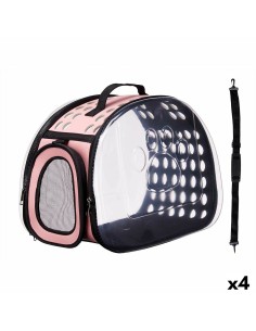 Cage de Transport Mascow 228 Rose Plastique 43 x 20 x 33 cm (4 Unités)