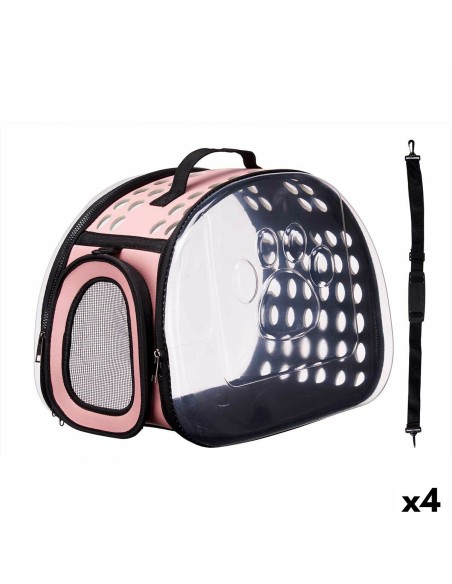 Cage de Transport Mascow 228 Rose Plastique 43 x 20 x 33 cm (4 Unités)