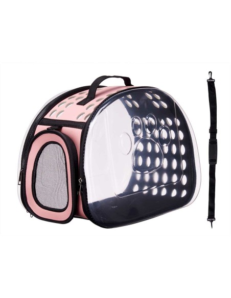 Cage de Transport Mascow 228 Rose Plastique 43 x 20 x 33 cm (4 Unités)