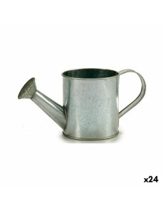 Cache-pot Ibergarden I00111-B Argenté Zinc Arrosoir 24,5 x 11 x 11 cm (24 Unités)