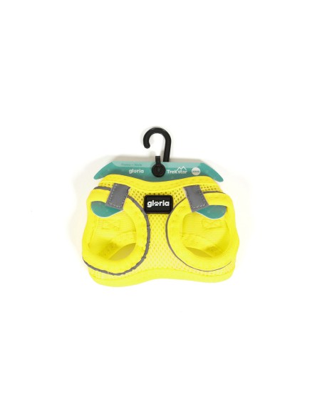 Harnais pour Chien Gloria Trek Star 27-28 cm 31-34,6 cm Jaune XS