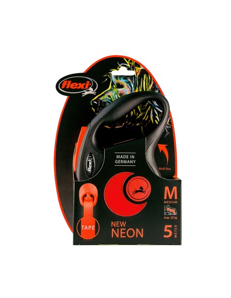 Laisse pour Chien Flexi Flexi 5 m Orange S