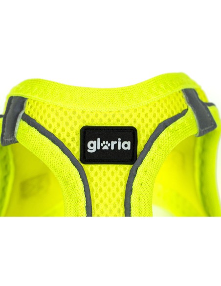 Harnais pour Chien Gloria Trek Star 32,8-35,4 cm 45-47 cm Jaune M