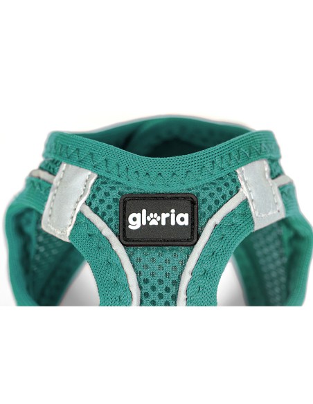 Harnais pour Chien Gloria Trek Star 33,4-35 cm 51-52 cm Turquoise L