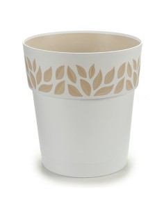 Pot auto-arrosant Stefanplast Cloe Blanc Plastique 25 x 25 x 25 cm (6 Unités) 2