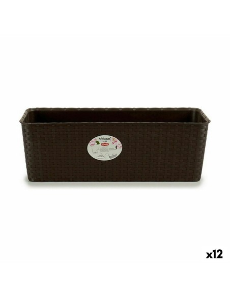 Jardinière Stefanplast Plastique 18 x 16 x 48,5 cm (12 Unités)