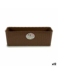 Jardinière Stefanplast Marron Plastique 18 x 16 x 48,5 cm (12 Unités)