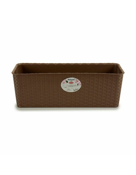 Jardinière Stefanplast Marron Plastique 18 x 16 x 48,5 cm (12 Unités)