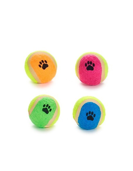 Jouet pour chien Mascow MC1010A(PHB) Multicouleur Polyéthylène polypropylène ABS Ballon Ø 4,5 cm (12 Unités)