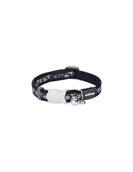 Collier pour chat Red Dingo Diamond 20-32 cm Noir