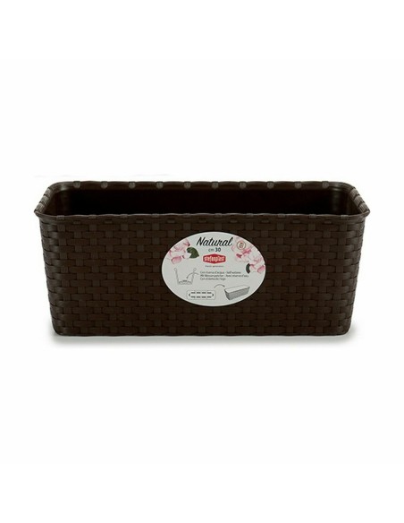 Jardinière Stefanplast Plastique 13 x 11 x 28,5 cm (12 Unités)