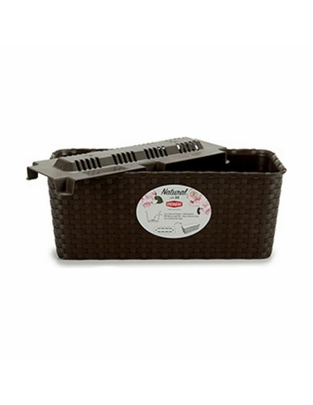 Jardinière Stefanplast Plastique 13 x 11 x 28,5 cm (12 Unités)
