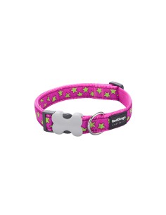 Collier pour Chien Red Dingo Stars 20-32 cm Rose Rouge 2