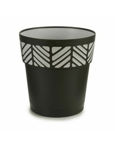 Pot auto-arrosant Stefanplast Orfeo Anthracite Plastique 25 x 25 x 25 cm (6 Unités) 2