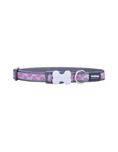 Collier pour Chien Red Dingo STYLE HOT PINK ON COOL GREY 15 mm x 24-36 cm Gris 2