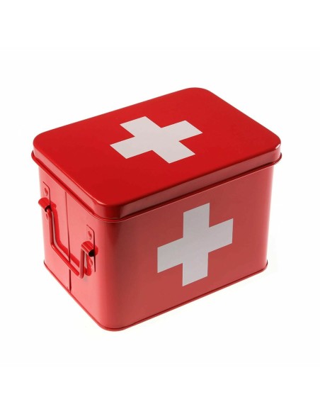 Malette de Secours Versa Rouge Acier (14,3 x 15,7 x 21,5 cm)