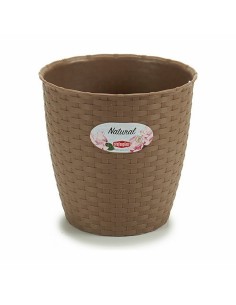 Cache-pot Stefanplast Marron Plastique 19 x 17,5 x 19 cm (12 Unités) 2