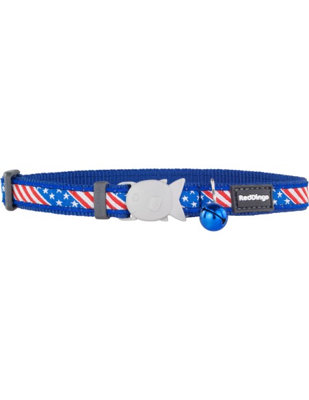 Collier pour Chien Red Dingo STYLE US FLAG 15 mm x 24-36 cm