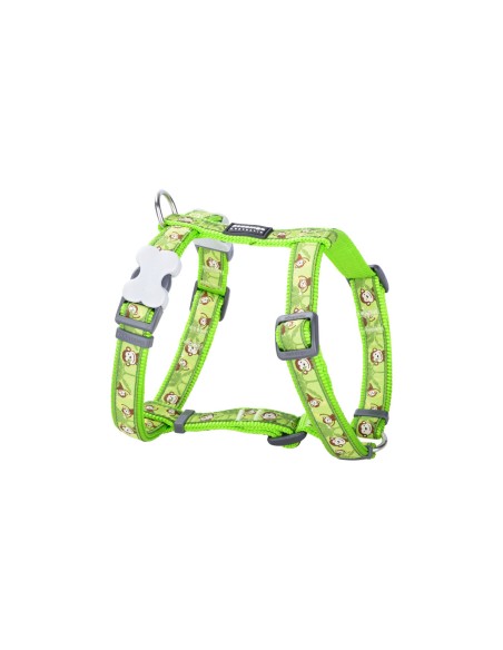 Harnais pour Chien Red Dingo STYLE MONKEY LIME GREEN 45-66 cm 36-59 cm