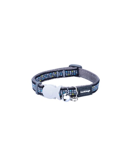 Collier pour Chien Red Dingo STYLE MODERN ON COOL GREY 31-47 cm