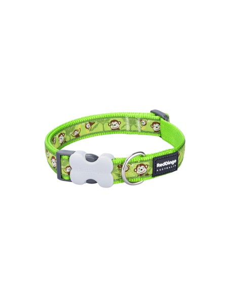 Collier pour Chien Red Dingo STYLE MONKEY LIME GREEN 31-47 cm