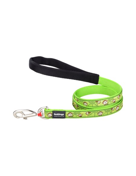 Laisse pour Chien Red Dingo STYLE MONKEY LIME GREEN 2 x 120 cm