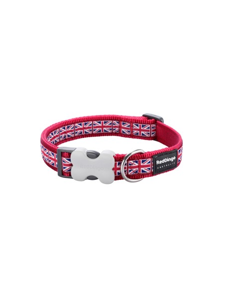 Collier pour Chien Red Dingo STYLE UNION JACK FLAG 31-47 cm