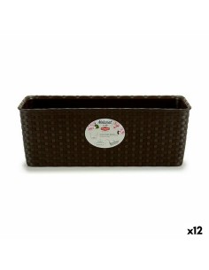 Jardinière Stefanplast Plastique 39 x 13,5 x 15,5 cm (12 Unités)