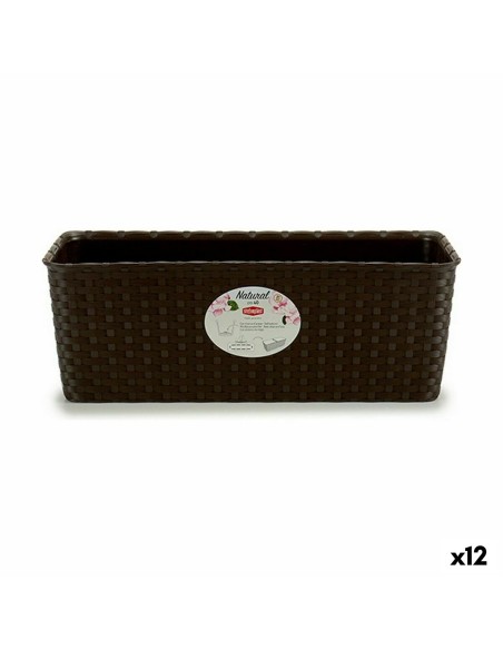 Jardinière Stefanplast Plastique 39 x 13,5 x 15,5 cm (12 Unités)