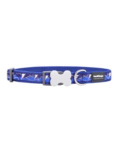 Collier pour Chien Red Dingo STYLE LIGHTNING Blue marine 41-63 cm