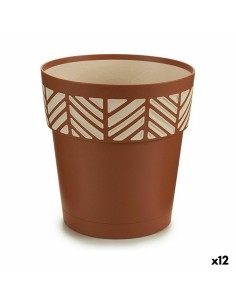 Pot auto-arrosant Stefanplast Orfeo Terre cuite Plastique 19 x 19 x 19 cm (12 Unités)