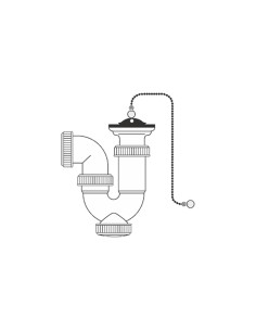 Siphon d'Évier Mirtak PVC