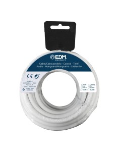 Câble d'Interface Parallèle EDM 28153 28153 Blanc 15 m 3 x 2,5 mm