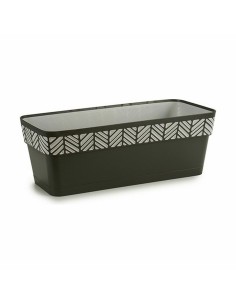 Jardinière Stefanplast Orfeo Anthracite Plastique 18 x 17 x 49,5 cm (12 Unités) 2
