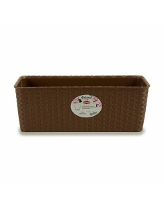 Jardinière Stefanplast Beige Plastique 39 x 13,5 x 15,5 cm (12 Unités) 2