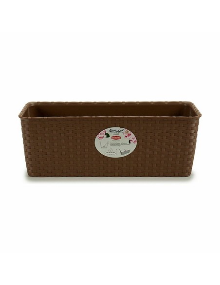 Jardinière Stefanplast Beige Plastique 39 x 13,5 x 15,5 cm (12 Unités)